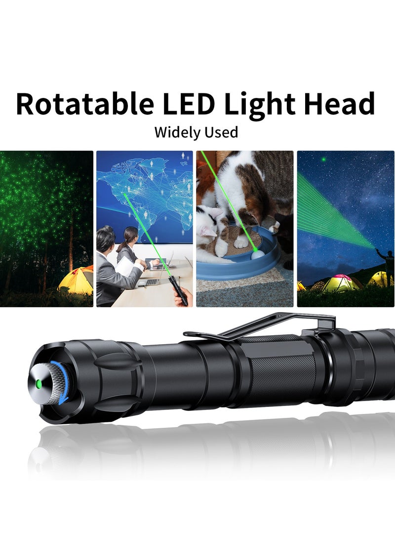 hilimse Laser Pointer Long Range,Tactical Long Range Laser Flashlight for Indoor Outdoor Camping Hiking Emergency Light Rechargeable Set,Gift Package  - Image 4