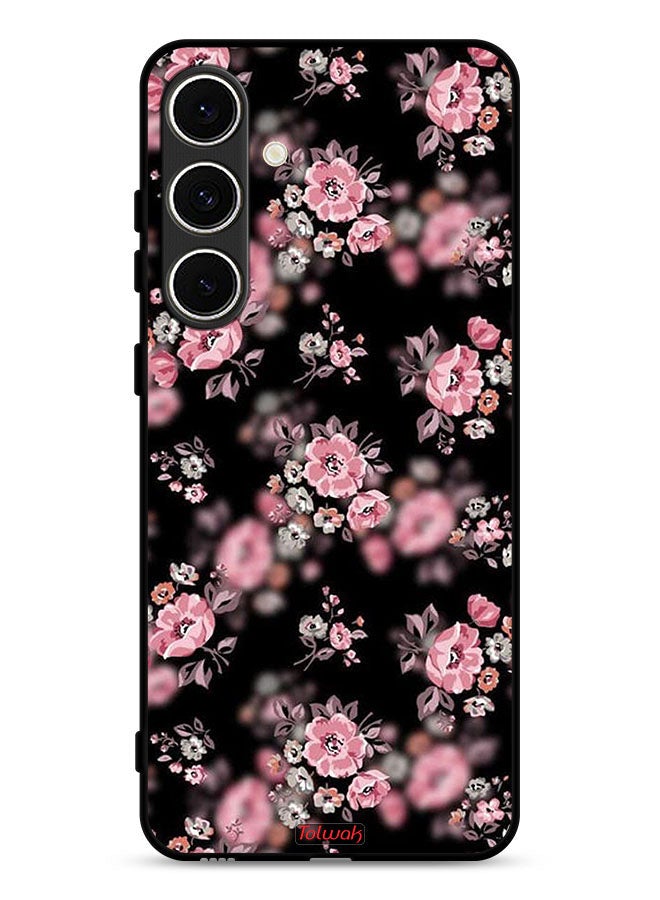 Tolwak Samsung Galaxy M56 5G Protective Case Cover Portrait Flowers Pattern - Image 1