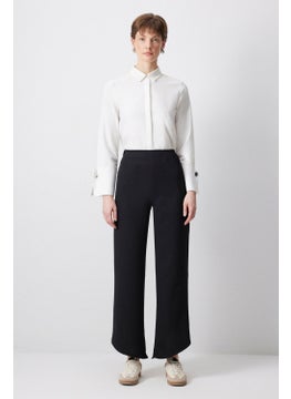 Touche Wide Leg Crepe Trousers  - Image 1