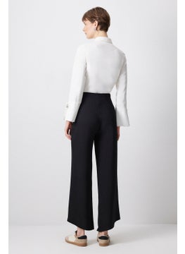 Touche Wide Leg Crepe Trousers  - Image 4