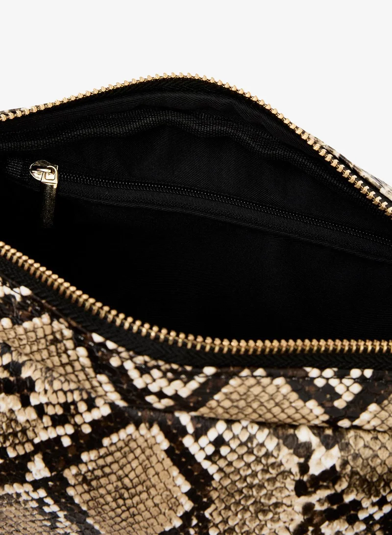 French Connection Python Short Handle Baguette Bag for Women | Best Price UAE