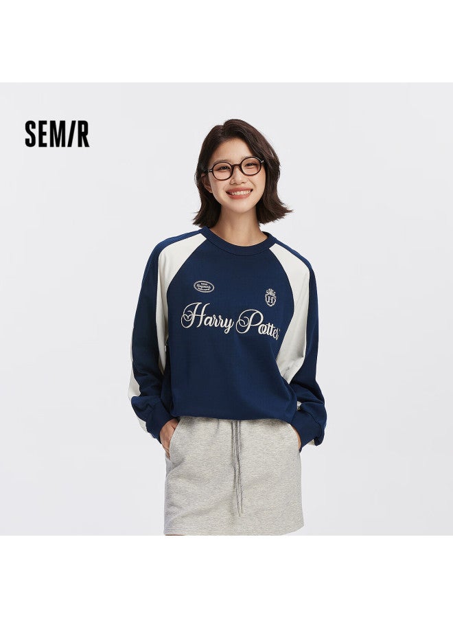 Semir [mall Matching Style], Harry Potter Collaboration Long-sleeve T-shirt For Women, 2025 Oversize Autumn Wear, 101525101010 - Image 1