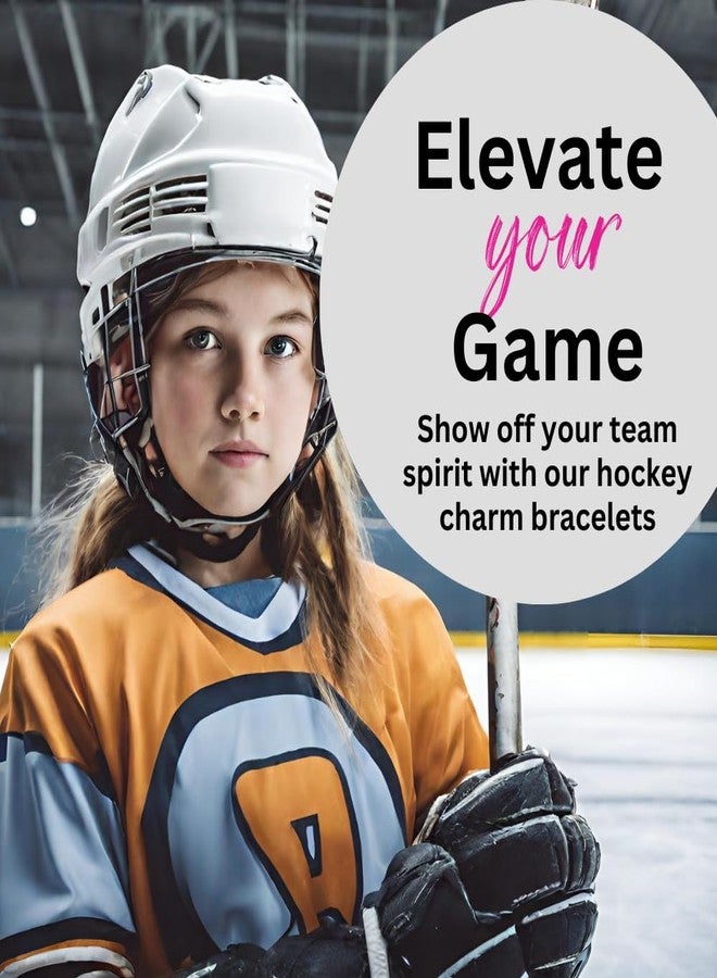 Infinity Collection Hockey Charm Bracelet, Hockey Jewelry- Infinity Love Hockey Bracelet- Gift for Her - Image 5