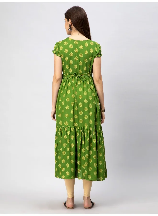 CEE 18 Women's Cotton A-line Maternity Feeding Kurti with Zippers