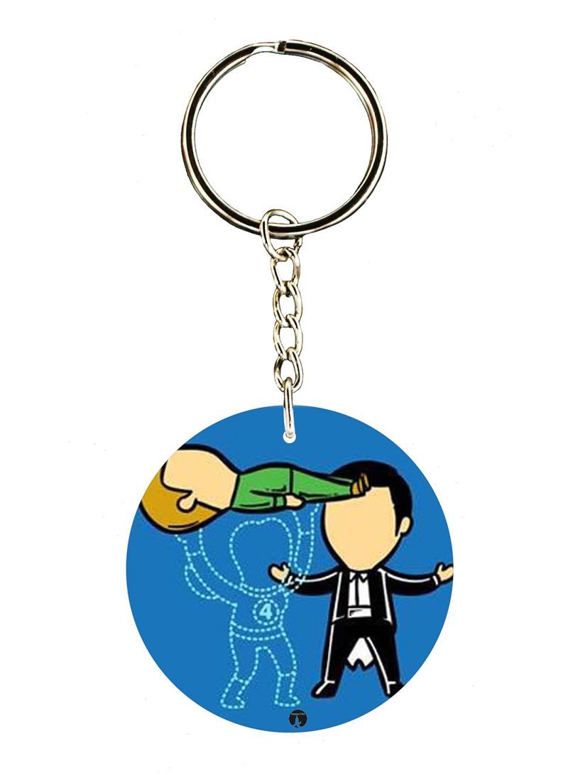 RKN Invisible Woman Printed Keychain