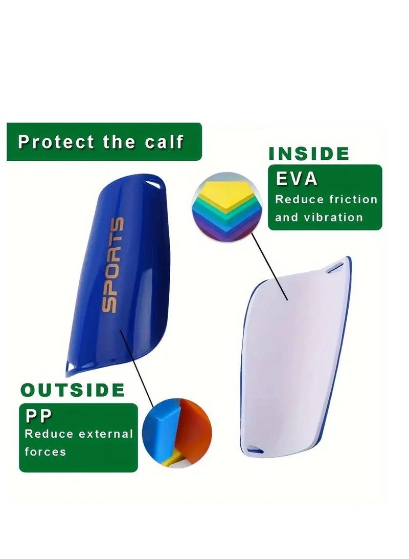 Spall 1pair Protective Soccer Shin Guards for Adults and Students - Reduce Injuries and Shock with Shin Pads for Football Training - Image 3