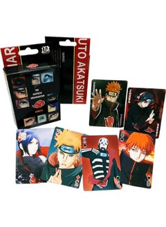 Naruto Akatsuki Organization Playing Cards,  Playing Cards Set, Anime Peripheral Game Cartoon Gift, Cosplay Collections Party  - Image 1