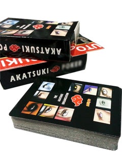 Naruto Akatsuki Organization Playing Cards,  Playing Cards Set, Anime Peripheral Game Cartoon Gift, Cosplay Collections Party  - Image 2