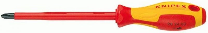 KNIPEX 1000V Insulated Phillips Screwdriver for Cross Recessed Screws (162 mm)