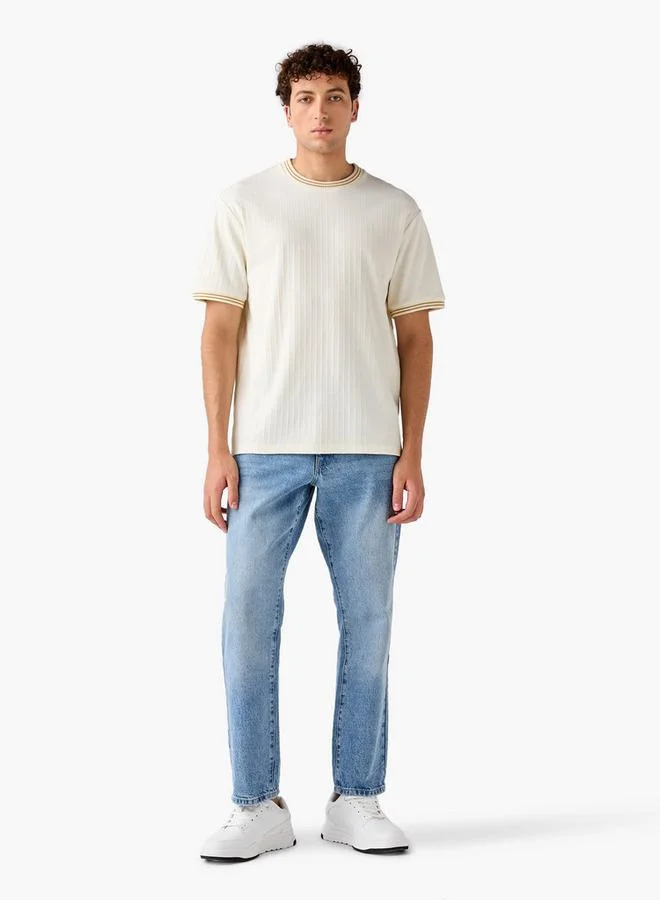 سبلاش فيڤ تيشيرت بياقة دائرية مضلع