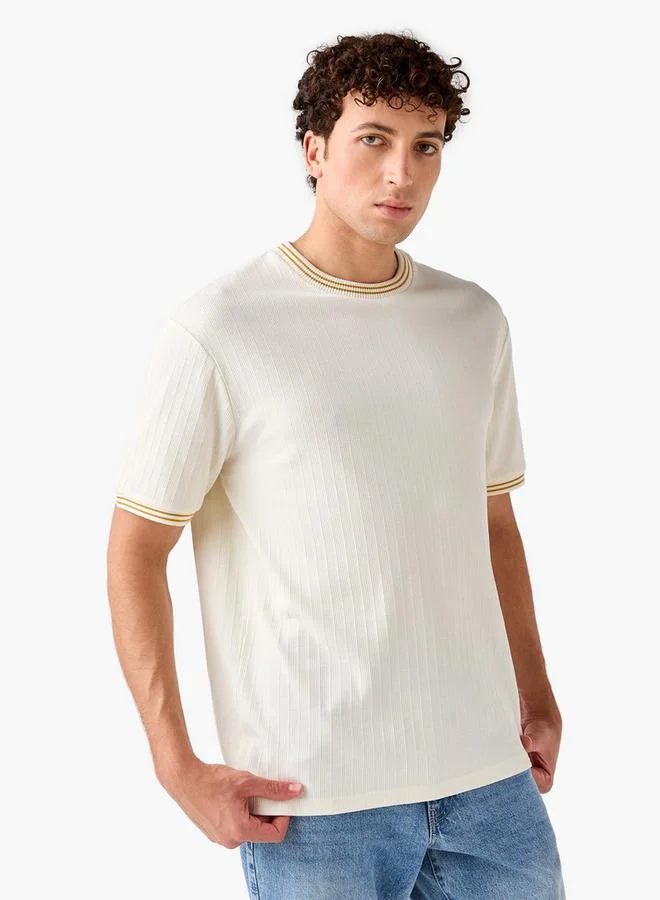 سبلاش فيڤ تيشيرت بياقة دائرية مضلع