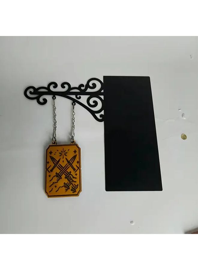 Halloween Themed Dark Romance Sword Model Metal Book Nook Unique Bookshelf Decor - Image 1