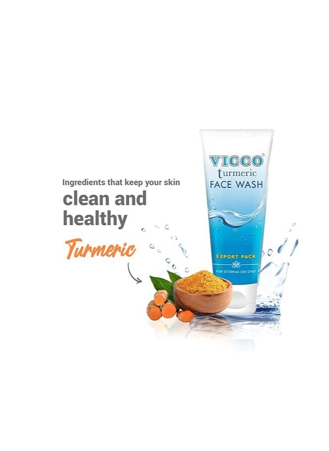 VICCO VICCO turmeric face wash 70gm  - Image 3