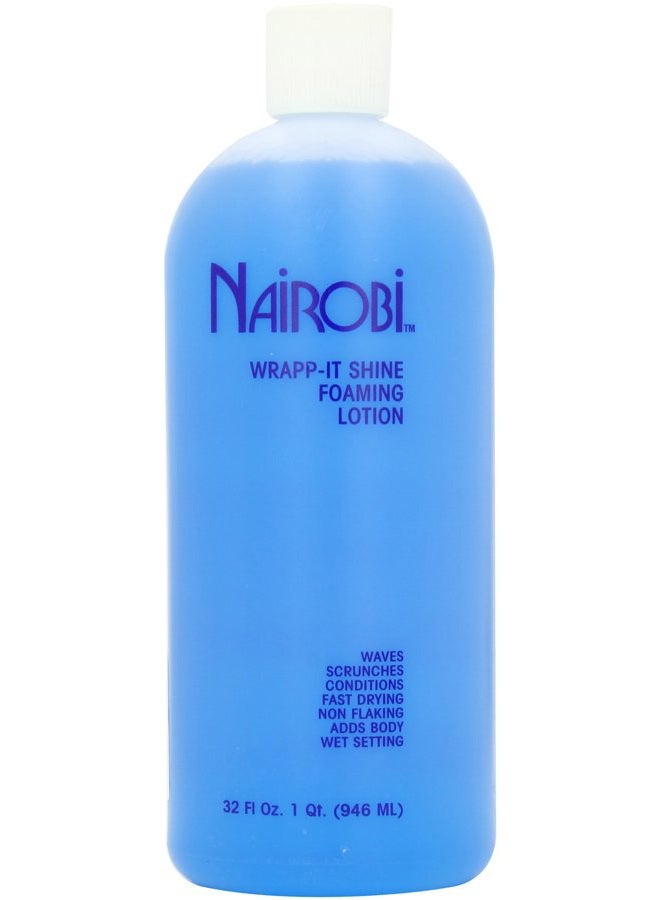 Wrapp It Shine Foaming Lotion for Unisex, 32 Ounce