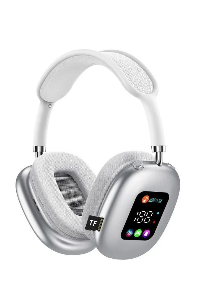 AKZ Max500 Wireless Bluetooth Headphones with Hi-Fi Sound LED Display and Volume Control Key - Image 1