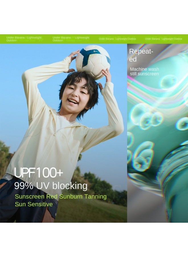 QUICK Dry & Breathable】kids Outdoor Sun Protection Jacket, Boys And Girls Air-conditioning Coat With Upf 100+ - Image 4