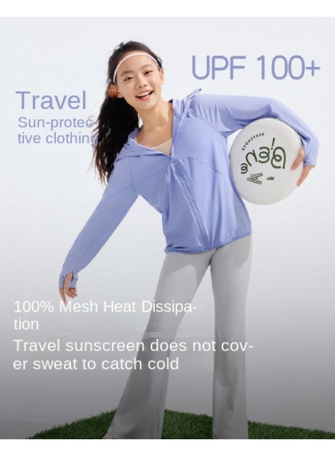 QUICK Dry & Breathable】kids Outdoor Sun Protection Jacket, Boys And Girls Air-conditioning Coat With Upf 100+ - Image 1