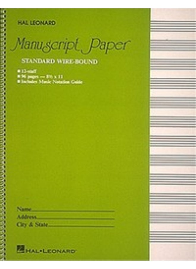 CAHIER DE MUSIQUE - 12 PORTEES, 96 PP. PAPIER BLANC - SPIRALE  - Image 4