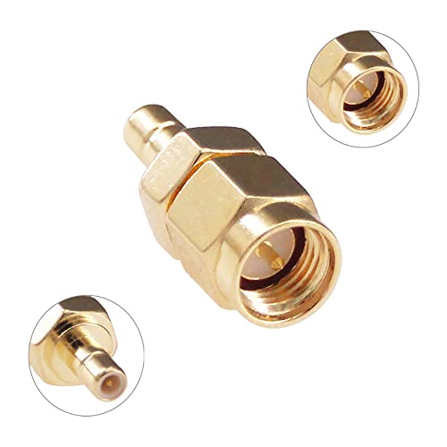 RFaha 4pcs SMA to SMB Coax Connector SMA Male/Female to SMB M/F RF Coaxial Adapter Kit(F110-4) - Image 3