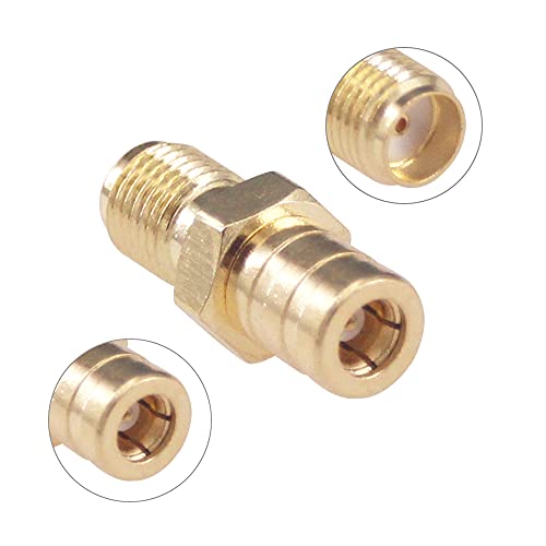 RFaha 4pcs SMA to SMB Coax Connector SMA Male/Female to SMB M/F RF Coaxial Adapter Kit(F110-4) - Image 2