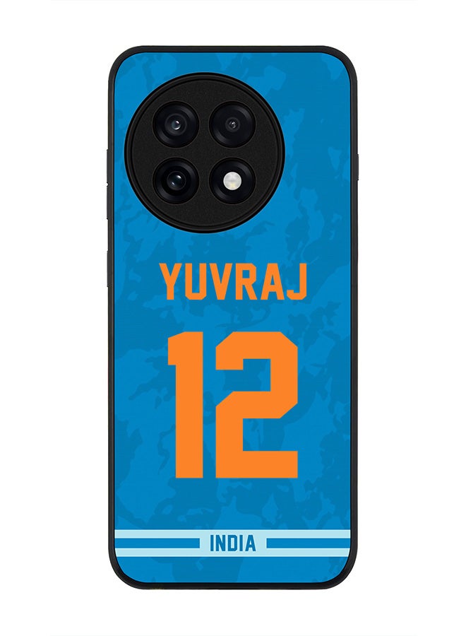 Stylizedd For OnePlus 13R / Ace 5 Pro Case,Slim fit Camera Protection, Shockproof Thin Phone cover  - India Yuvraj Singh, Jersey No 12