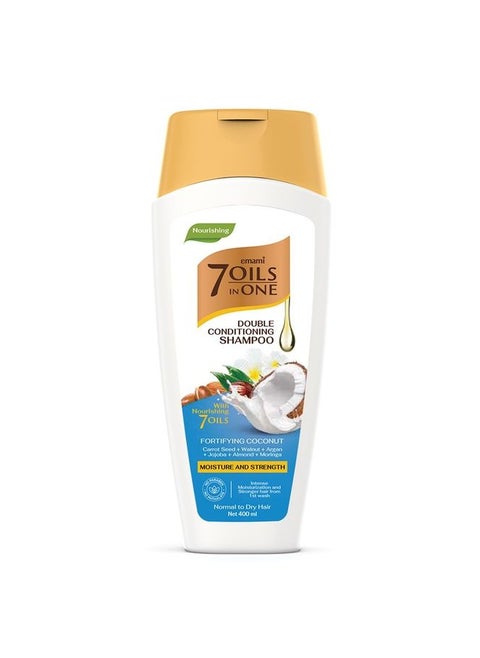 Emami 7 Oil In One Double Conditioning Shampoo - Fortifying Coconut - 400ml