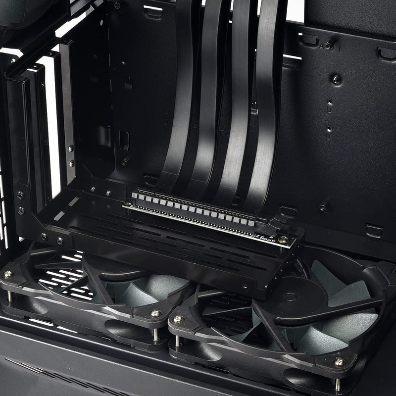 LIAN LI LAN2-1X Premium PCI-E x16 3.0 Black Extender Riser Cable 200mm and Covert Bracket for LANCOOL 2 for PCIE 3.0 only (NOT Compatible with PCIE 4.0 VGA Cards) - Image 4
