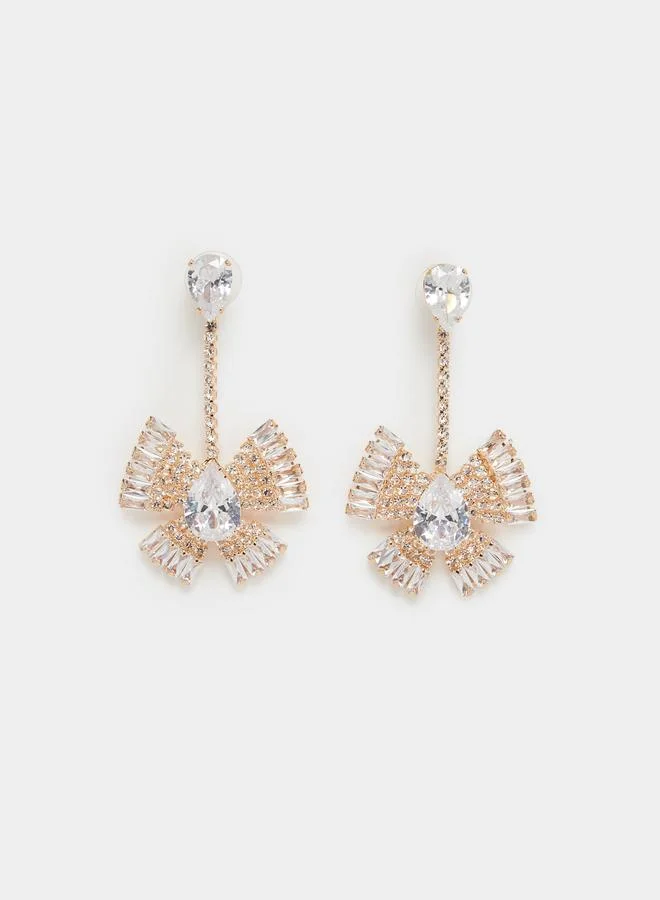 Styli Bow Drop Earrings