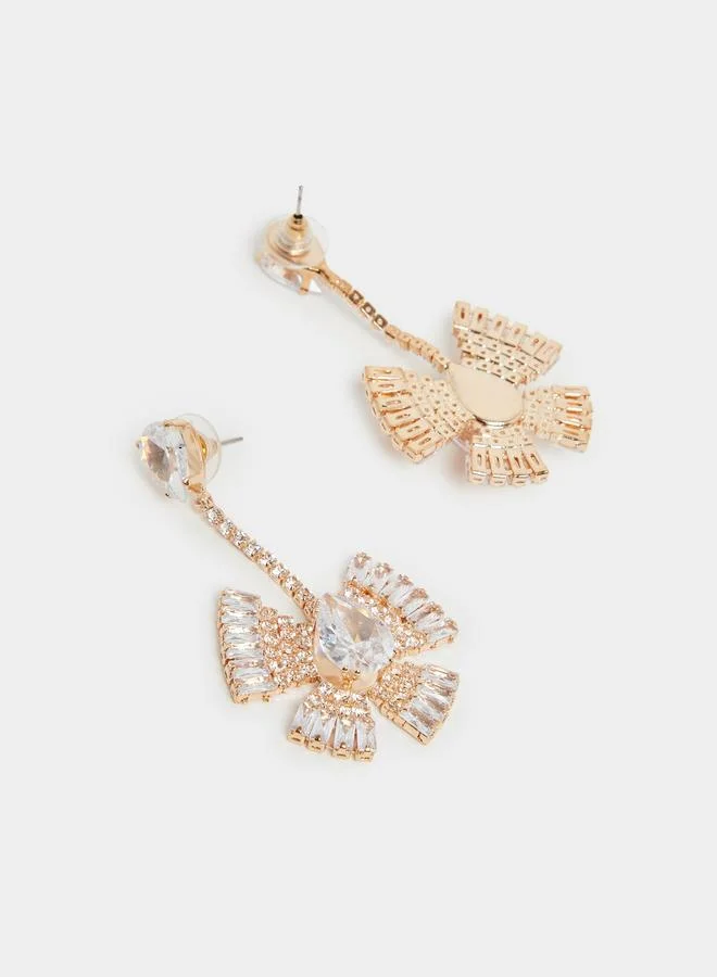 Styli Bow Drop Earrings