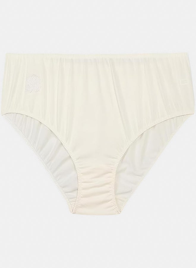 Dahab Cotton Set Of 2 Pieces Elastic Waist Brief Embroidered Flower For Women - Image 2