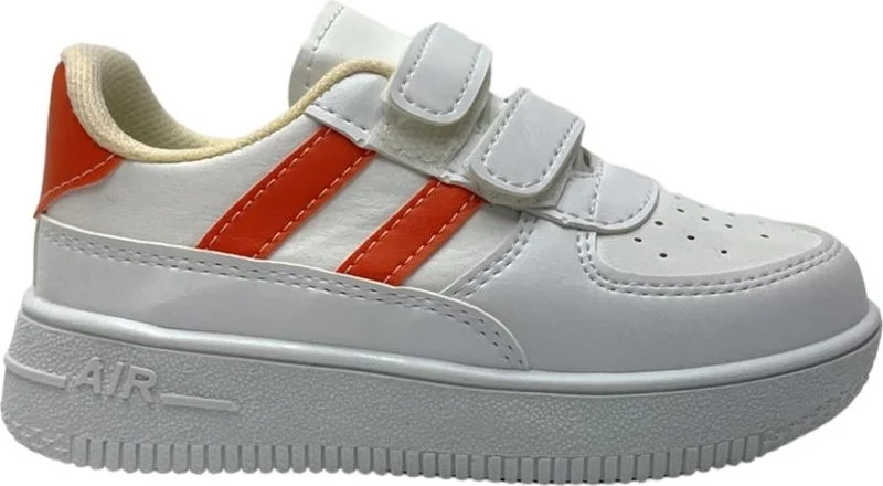 Liger Kids Sneaker Sports Shoes White - Orange
