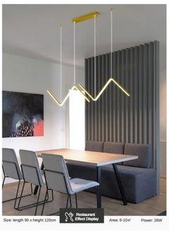 LOOPITYS 90CM - Three color temperature - Modern luxury - Restaurant pendant light, bedroom pendant light, 120cm height adjustable,chandelier  - Image 2