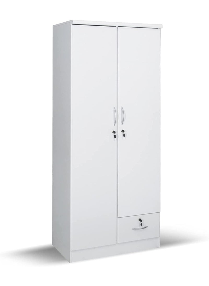 KARNAK 2 Door Wooden Wardrobe Cabinet Cupboard Engineered Wood Perfect Modern Stylish Heavy Duty  - Image 3