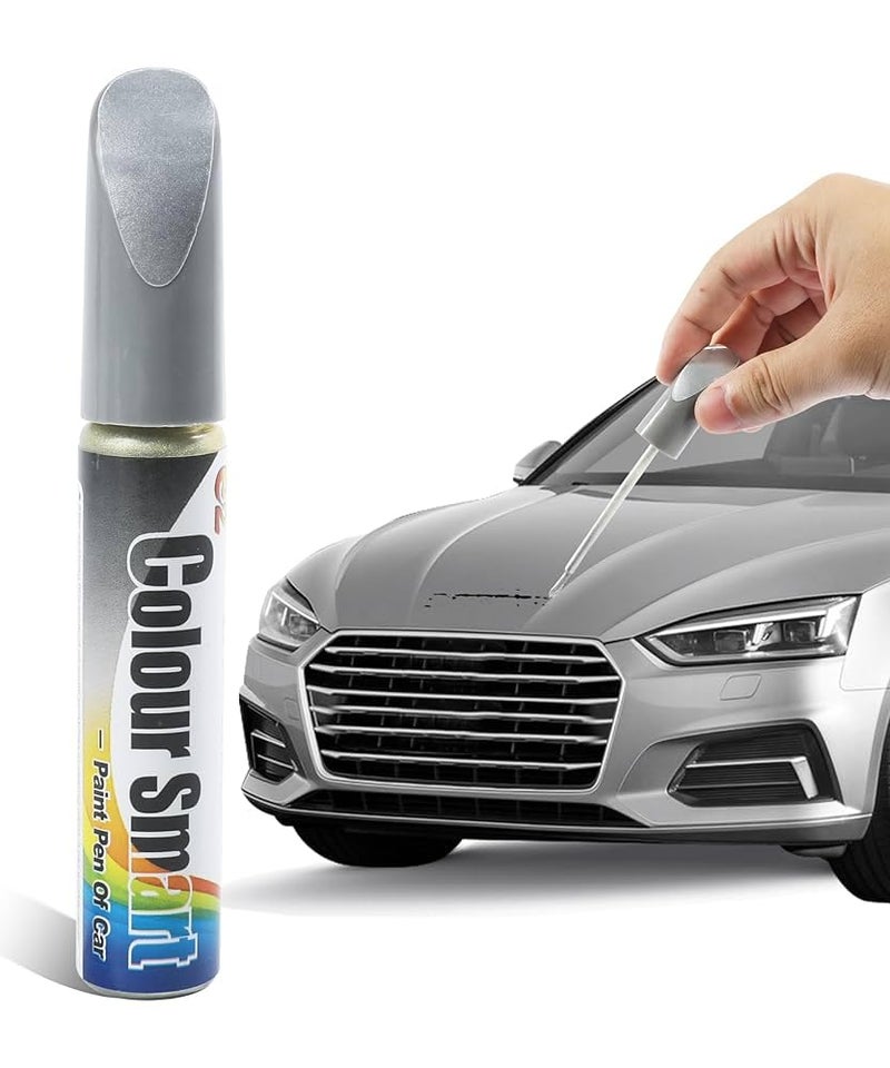CHEENNY Car Scratch Remover Touch Up Paint Pen Automotive Car Paint Pen 2 In 1 Car Paint Scratch Repair for Deep Scratches Special-Purpose Car Paint (Grey) - Image 1