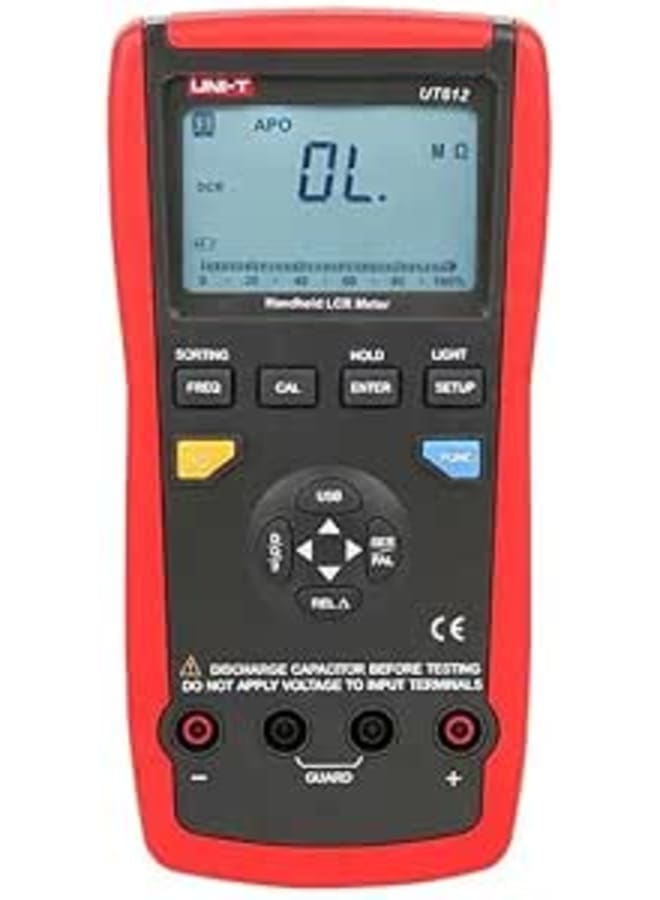 Uni-T UT612 LCR Meter | High-Precision Handheld LCR Tester for capacitors, inductors, and resistors