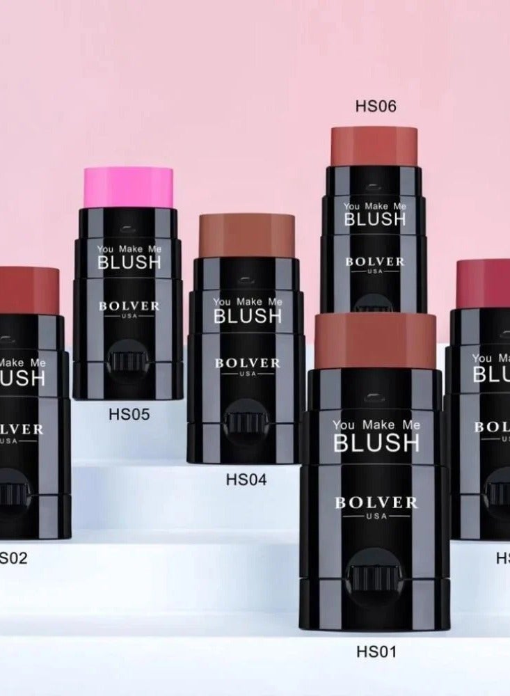 بولفر يو ميك مي بلش أحمر خدود كريمي إتش أس 03 - Image 2