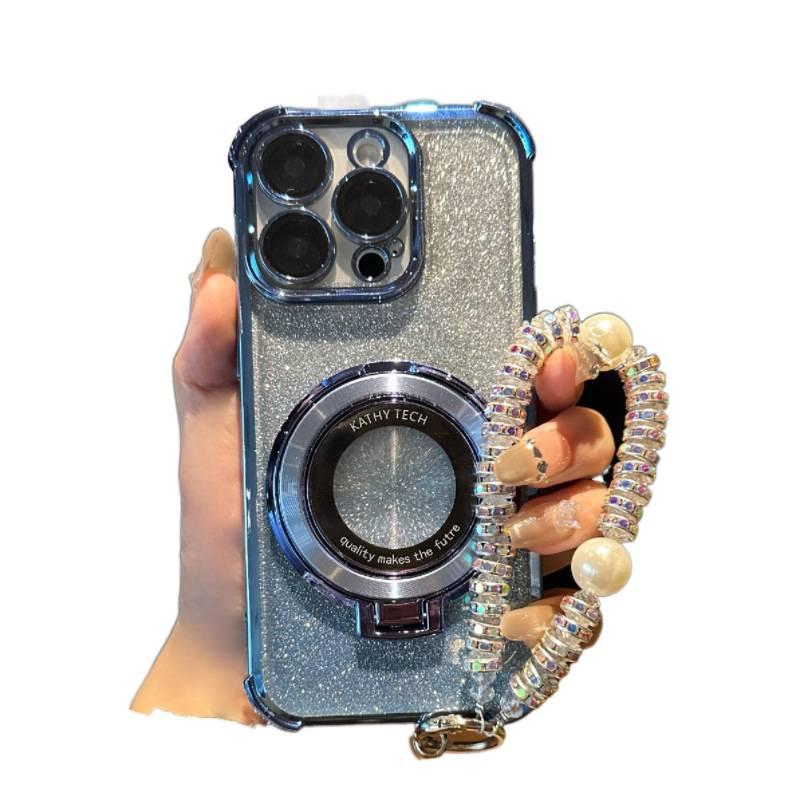BB Silicone Protective Case for Redmi Note 14 with Card Holder and Drop Protection plus Shockproof plus Kickstand plus CD Pattern in Purple - Image 3