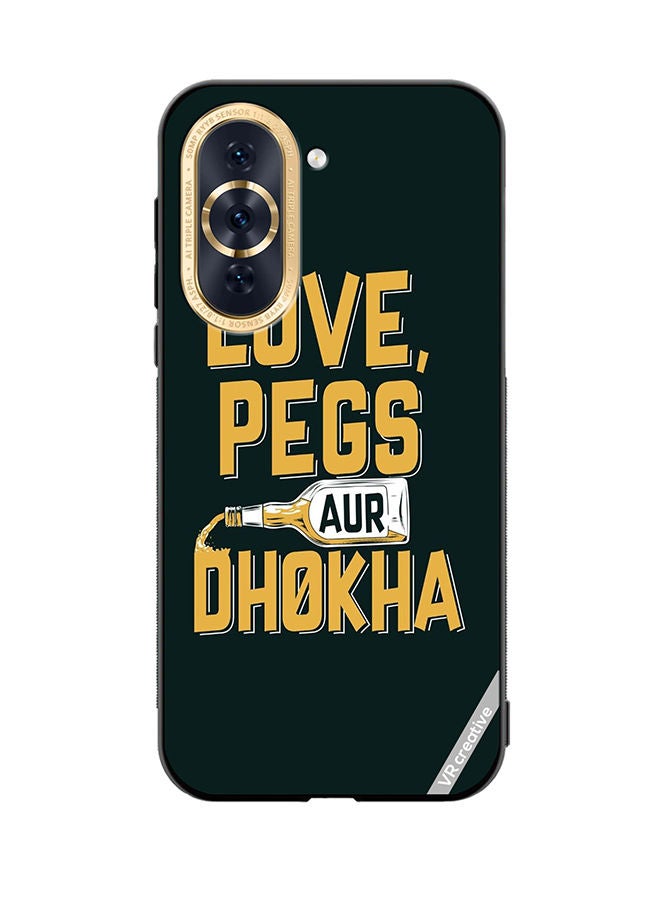 VR CREATIVE Protective Case Cover For Huawei Nova 10 Love Pegs Aur Dhoka Design Multicolour - Image 1