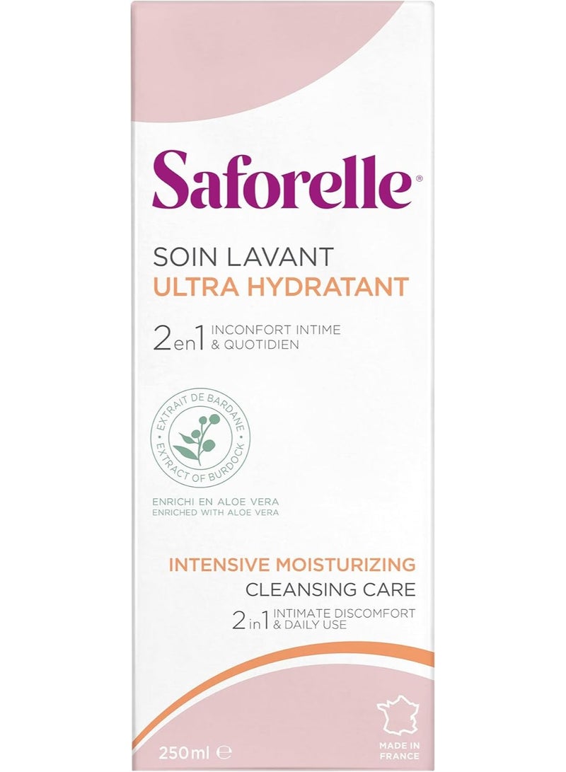 Saforelle Intensive Moisturizing Cleansing Care 250ml - Image 2