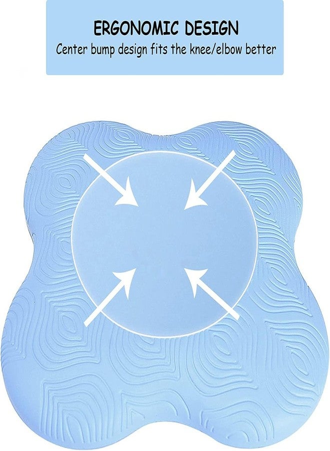ZDQTRA yoga knee pad cushion for women kneeling pads for yogas knees mat for exercise knees support yogas pads knee elbow cushion pads for yoga Support for Knees Hands Wrists Elbows (1 pair) (Sky Blue) - Image 4