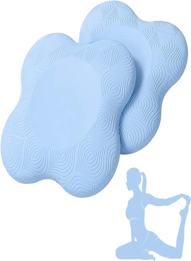 ZDQTRA yoga knee pad cushion for women kneeling pads for yogas knees mat for exercise knees support yogas pads knee elbow cushion pads for yoga Support for Knees Hands Wrists Elbows (1 pair) (Sky Blue) - Image 3