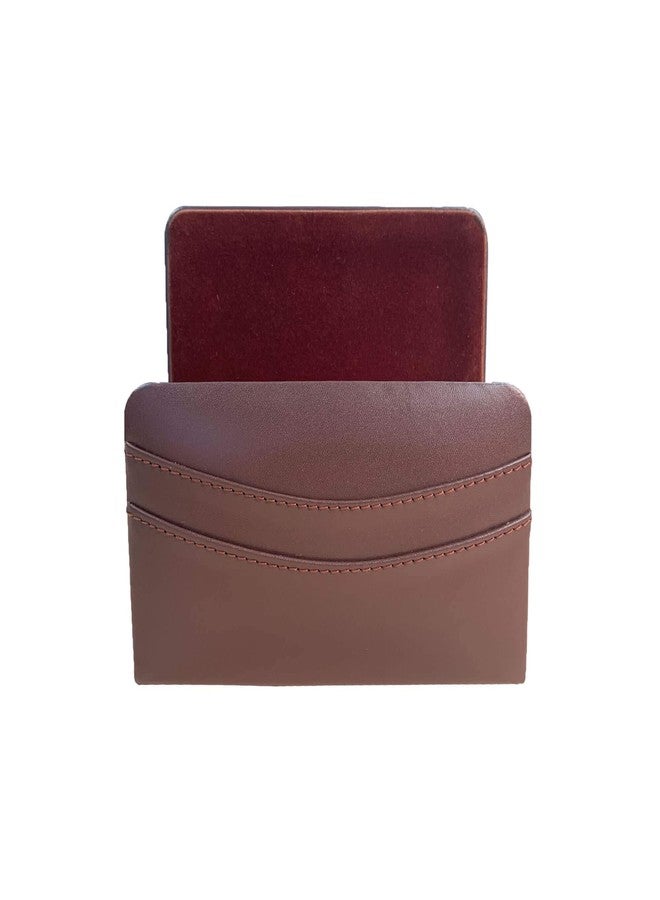 Dacasso Chocolate Brown Leather Letter Holder - Image 2