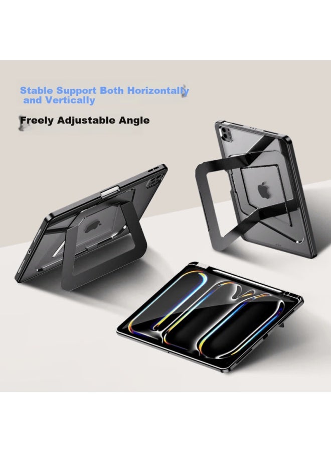 Musttrue Ipad Magic Keyboard Invisible Dual Stand | Upgrade Apple Tablet Keyboard Case Compatible With Ipad 11/10/air 7/6/5/4/pro 10.9/11 Inch - Image 2