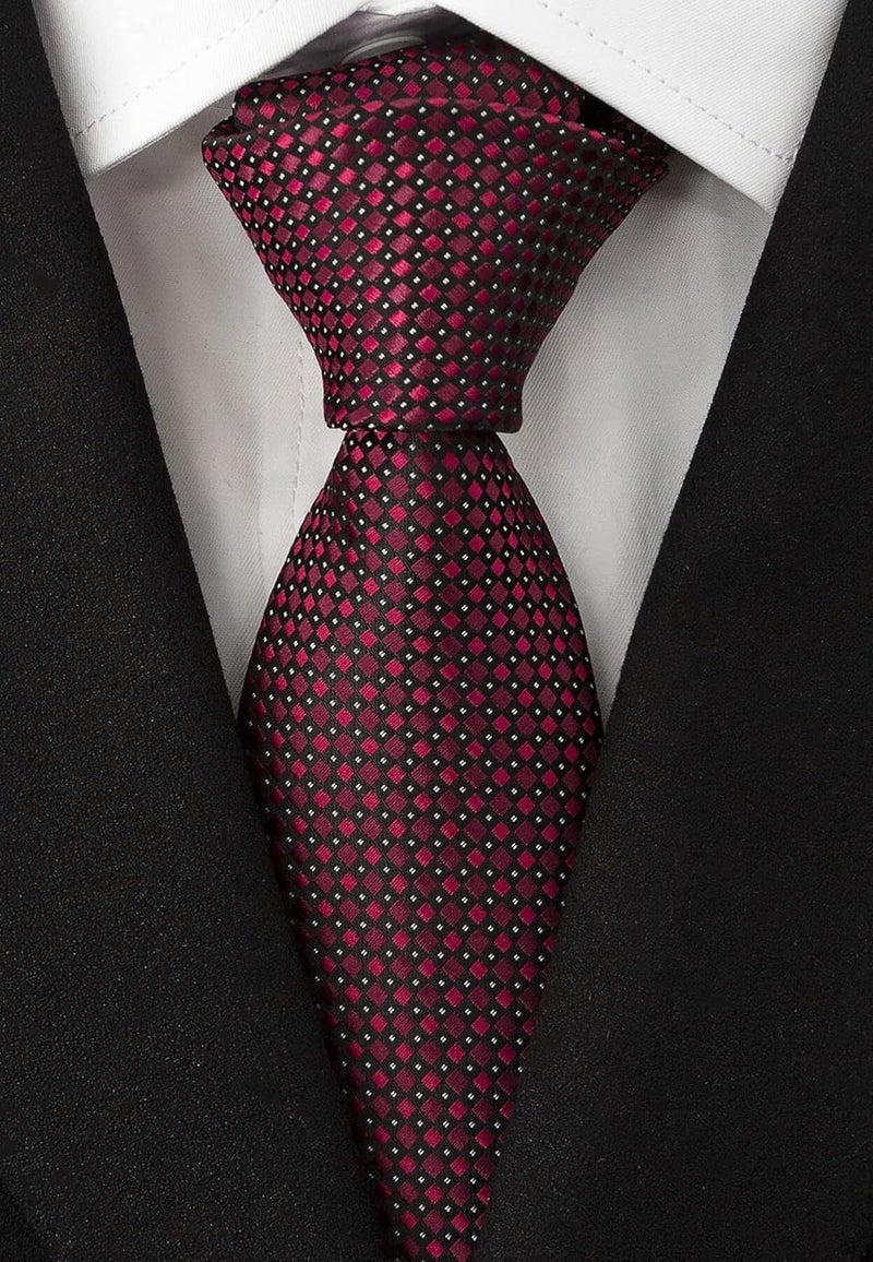Adulove Men's Necktie Classic Silk Tie Woven Jacquard Neck Ties 6 PCS - Image 4