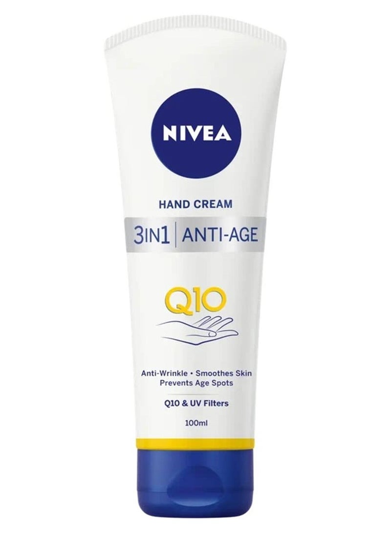 Nivea كريم نيفيا كيو 10 بلس للعناية باليدين ومقاومة علامات التقدم في السن (100 مل) - Image 1