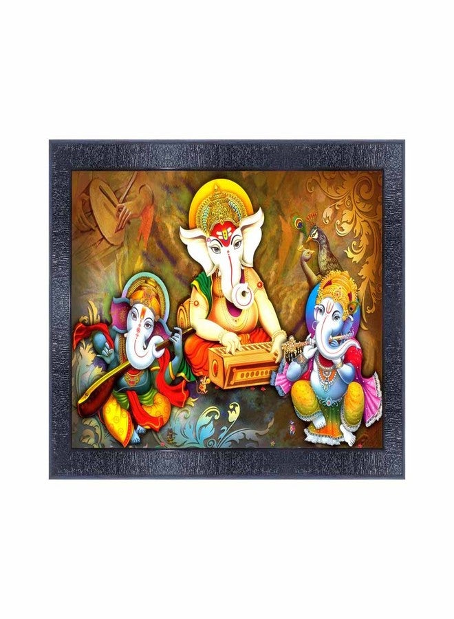 pnf Poster And Frames Ganesh Ji Wooden Photo Frame With Acrylic Sheet | For Living, Pooja Room | Home Decoration Item | Best Gifting Option (10 * 14inch,Multicolour,Synthetic) 16600 - Image 1
