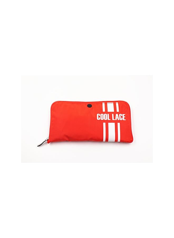 PROMASS Foldaway Sport Gym Sack Pack Cinch Sack Sports Backpack Storage Bag (Orange) - Image 3