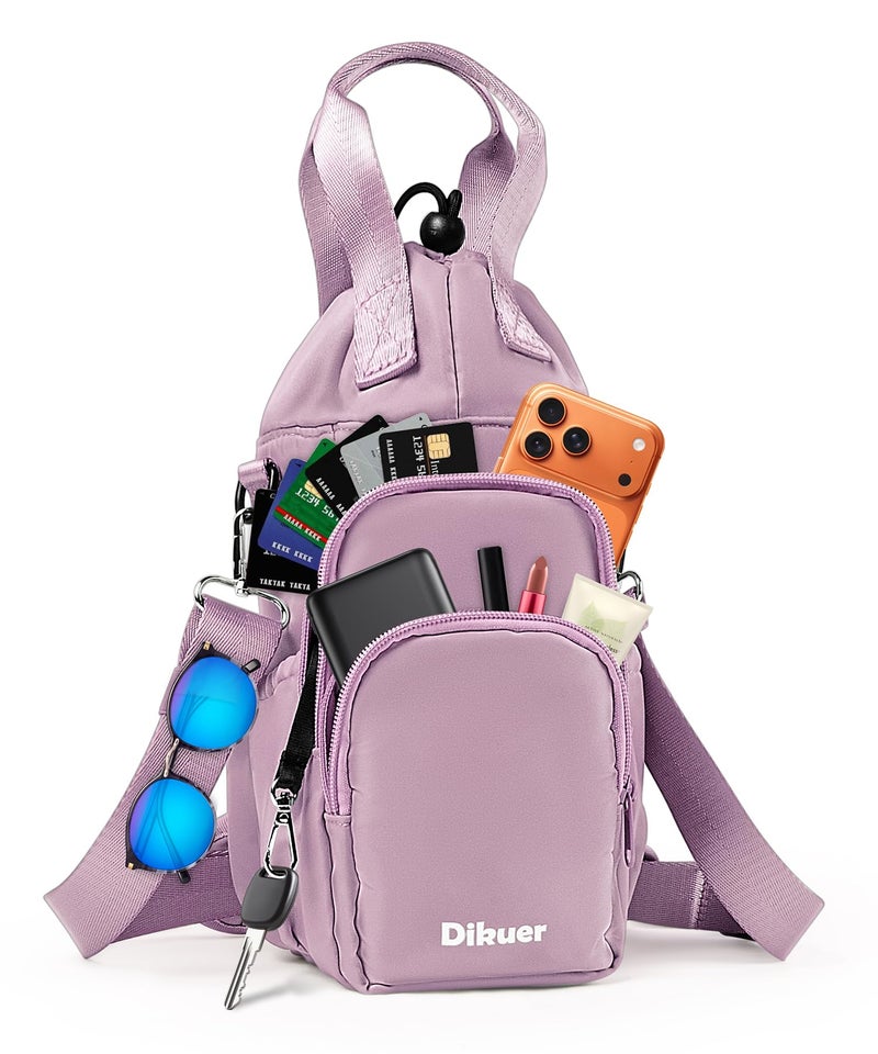 Dikuer Water Bottle Holder with Strap 4 Big Pockets with Compartment 24oz32oz40oz Crossbody Water Bottle Carrier Bag - Image 2