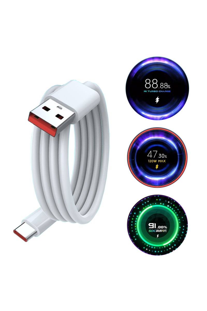 CHOiCE 1.5m 67W 90W 120W Charger Cable USB Type C 6A For Xiaomi 13 Ultra 12S 12T Pro Poco F4 GT F5 Redmi K5 - Image 4