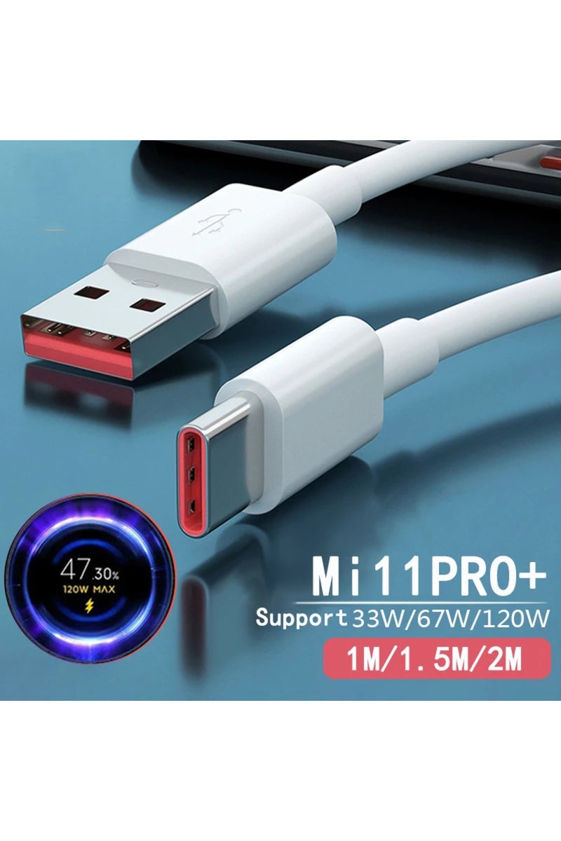 CHOiCE 1.5m 67W 90W 120W Charger Cable USB Type C 6A For Xiaomi 13 Ultra 12S 12T Pro Poco F4 GT F5 Redmi K5 - Image 1
